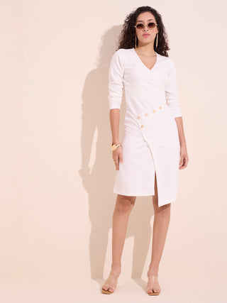 CLEO BUTTONED DRESS
