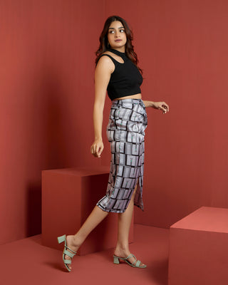 BRIXIE FRONT KNOT SKIRT