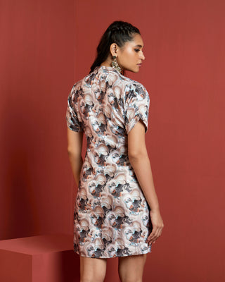 RABIA COLLARED DRESS