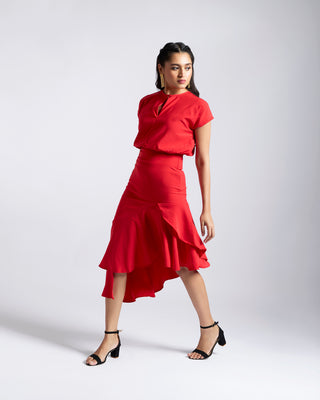 SORAYA  ASYMMETRICAL DRESS
