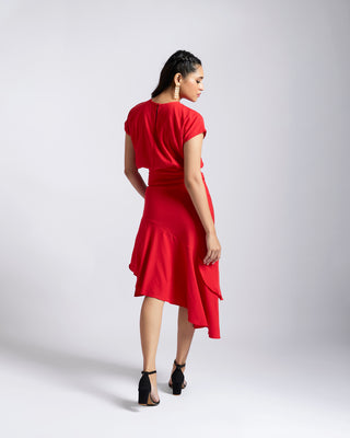 SORAYA  ASYMMETRICAL DRESS