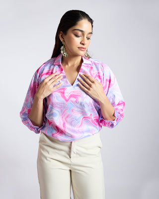 YADRA LANTERN SLEEVE TOP