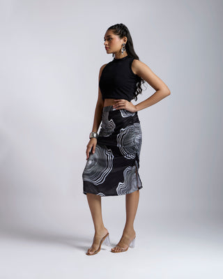 BRIXIE GATHERED SKIRT