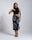 BLACK CONTOUR PRINT