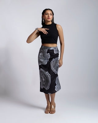 BRIXIE GATHERED SKIRT