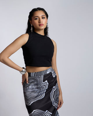 BRIXIE GATHERED SKIRT