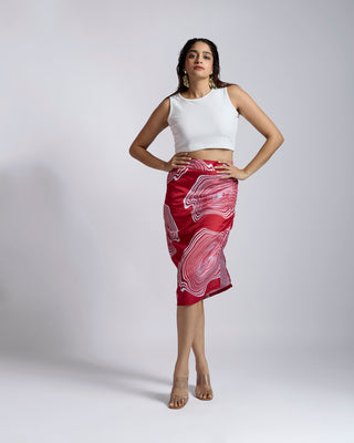 BRIXIE GATHERED SKIRT