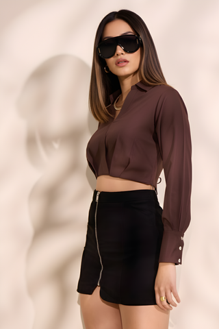 AVENNA CROP SHIRT