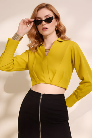 AVENNA CROP SHIRT