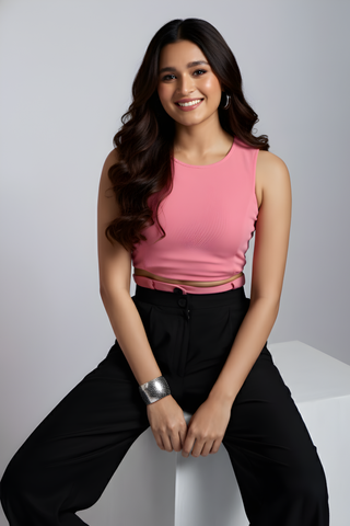 AGSY TAILORED CROP TOP