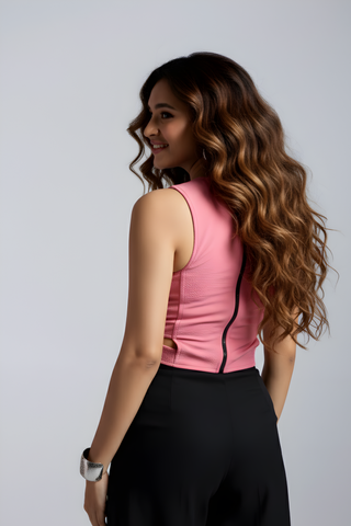AGSY TAILORED CROP TOP
