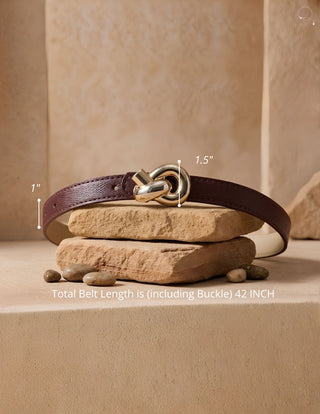 TIRA WINE KNOT BELT