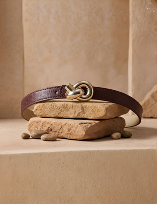 TIRA WINE KNOT BELT