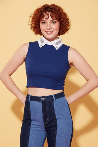 SLYCE CROP TOP WITH RUBY