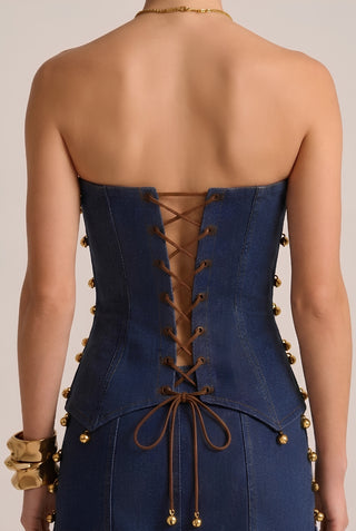 Jehan Denim Corset Top