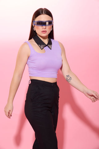 SLYCE CROP TOP WITH AMANZA