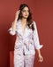 RED/GREY MARBLE PRINT
