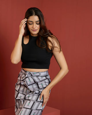 BRIXIE FRONT KNOT SKIRT