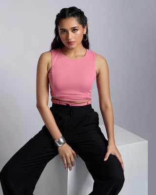 AGSY TAILORED CROP TOP