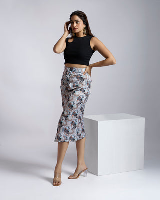 BRIXIE FRONT KNOT SKIRT