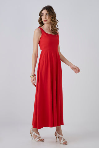 SCARLETT ROUGE POCKET DRESS