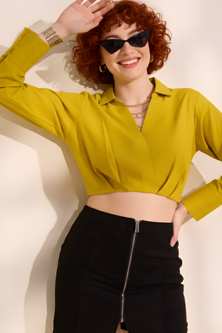 AVENNA CROP SHIRT